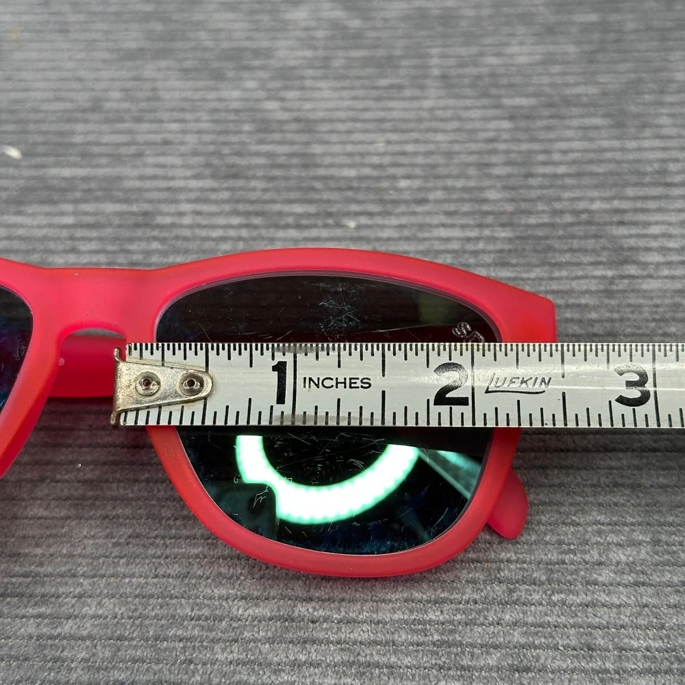 Goodr Flamingos on a Booze Cruise Sunglasses Matte Pink Blue Mirrored Polarized